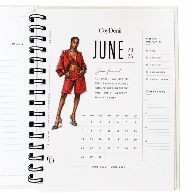 CoyDenii 12 Month Journal- PREORDER SHIPS JUNE