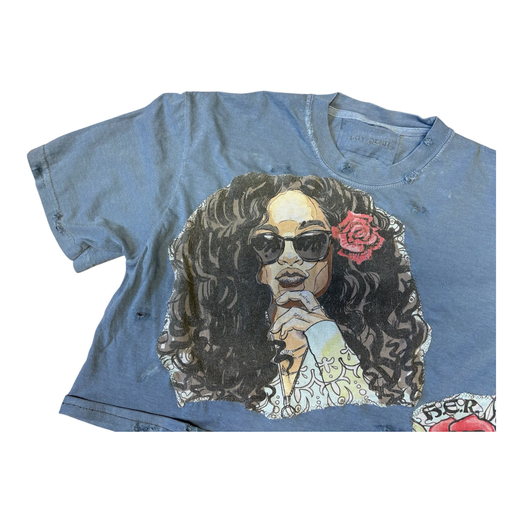 HER Distressed Tee