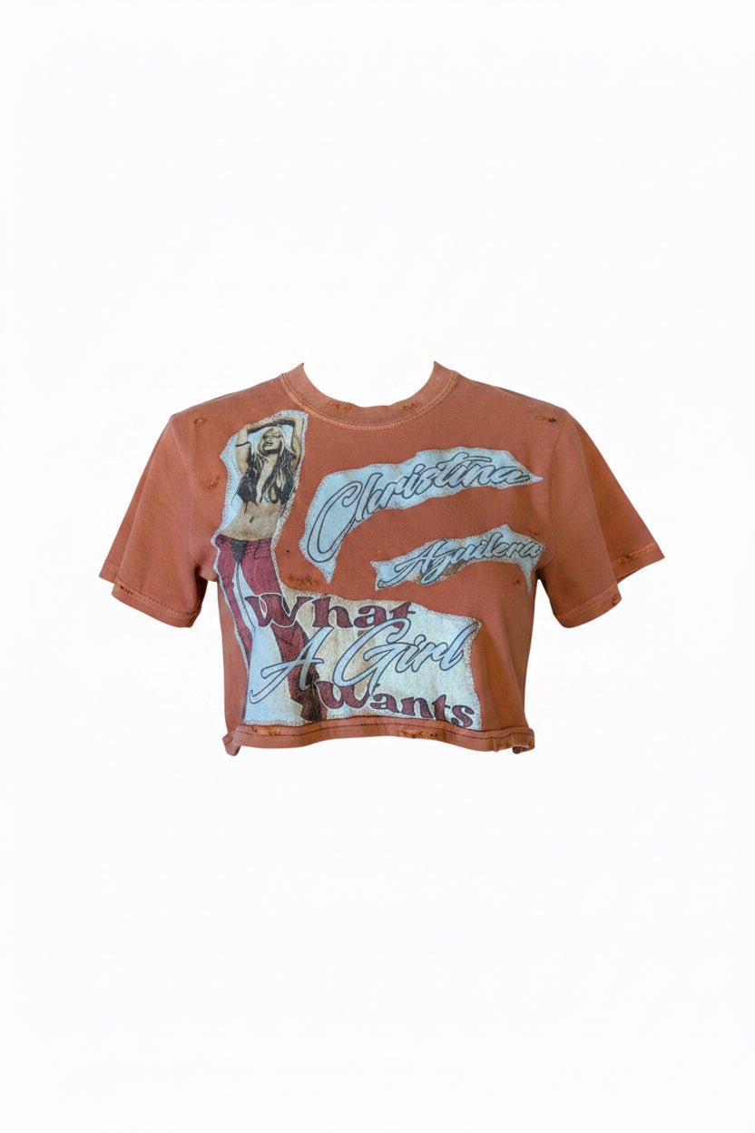 Christina Distressed Tee
