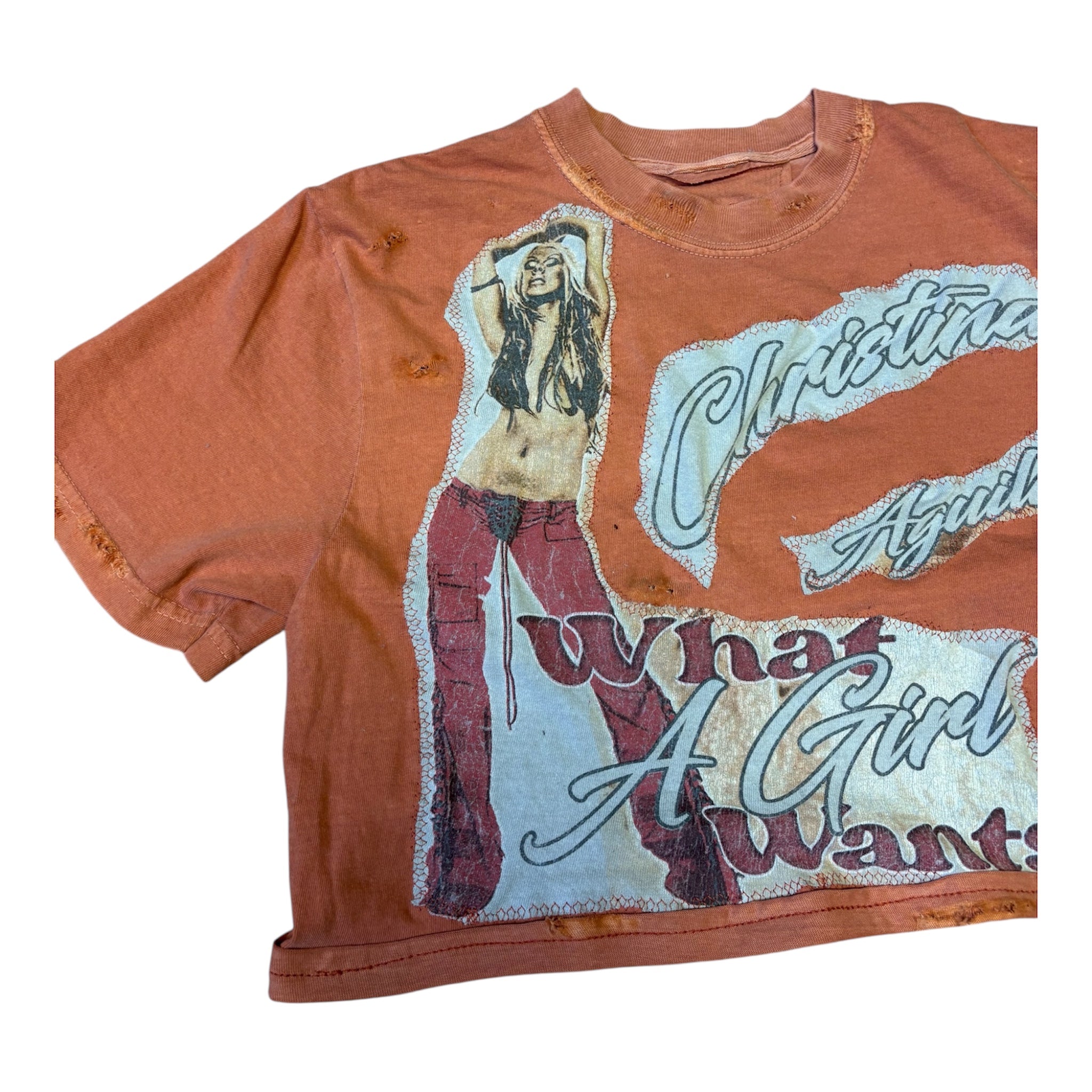 Christina Distressed Tee