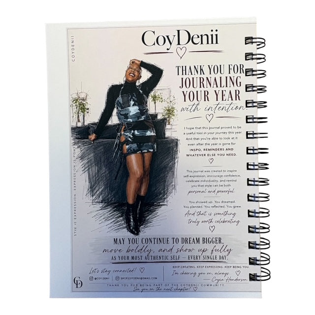 CoyDenii 12 Month Journal- PREORDER SHIPS JUNE